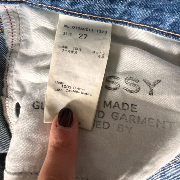 Moussy Distressed Skinny Jeans Light Wash Japanese Denim 27 - Picture 4 of 7